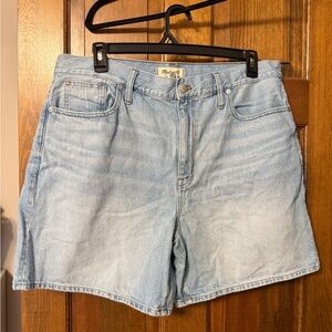 Madewell Light Blue Jean Shorts